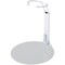 Plymor DSP-30W White Adjustable Action Figure Stand, fits 6 and 6.5 inch Action Figures, Waist is 1.25" - 1.5" wide, 3.25" - 4" around